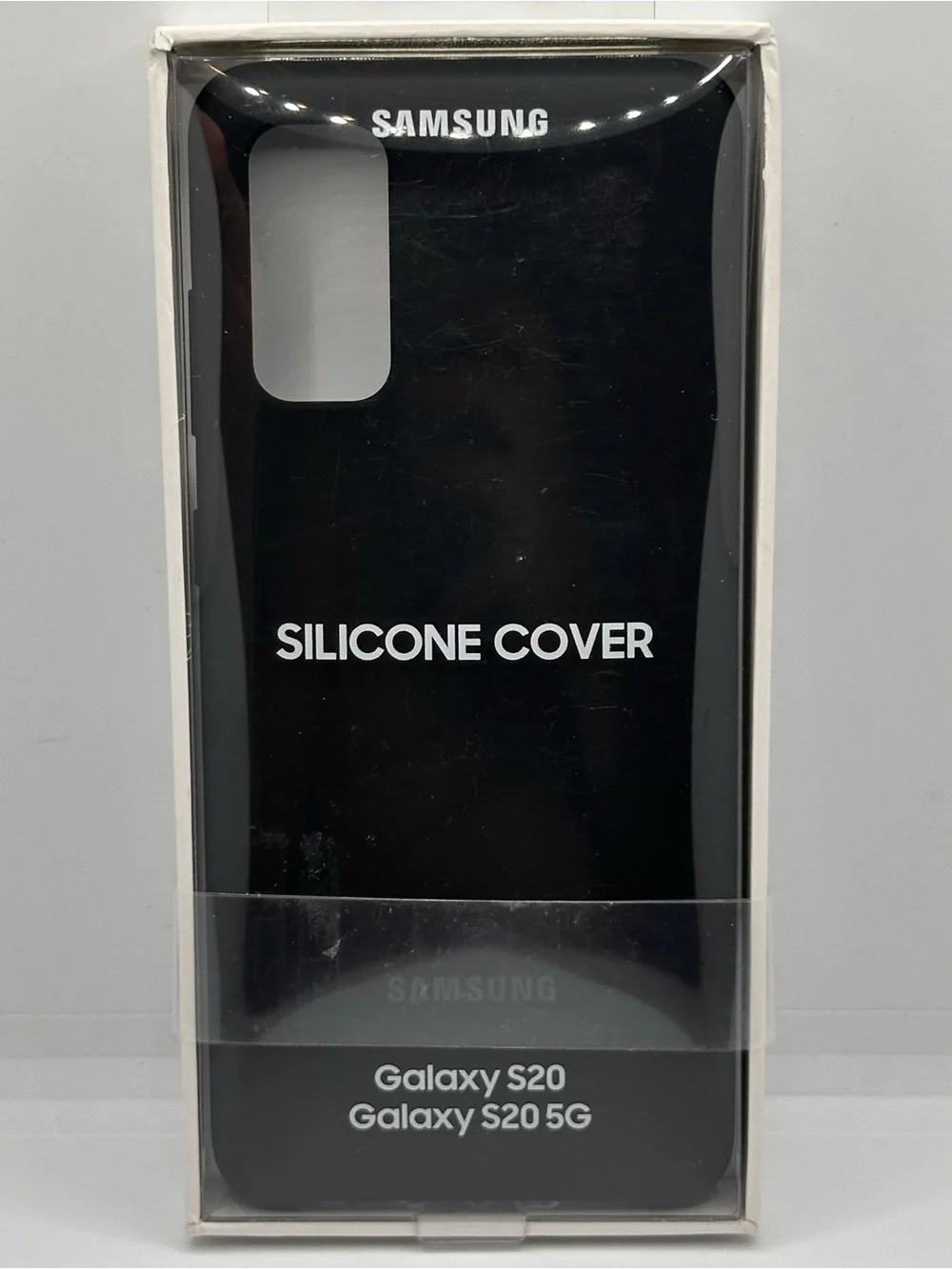 Official Samsung Galaxy S20 / S20 5G Silicone Cover Case Black NIB